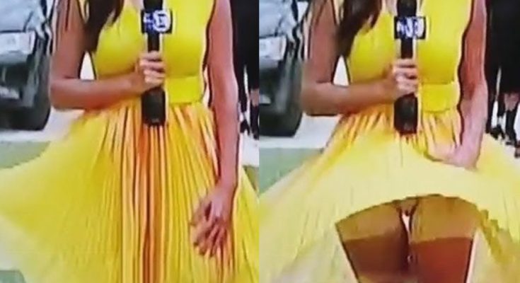 LIVE TV CHAOS! Shocking Moment as Reporter Caught in Unexpected Gone with the Wind Disaster!